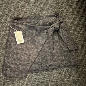 Aritzia plaid mini skirt
